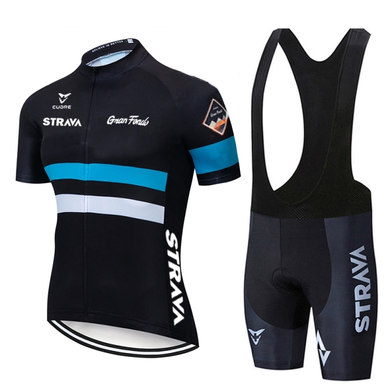 Men's cycling jersey and bib shorts set - Gents Desire - main view