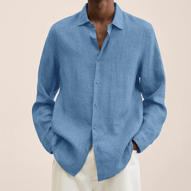 Men's lapel collar cardigan shirt - Gents Desire - view 10