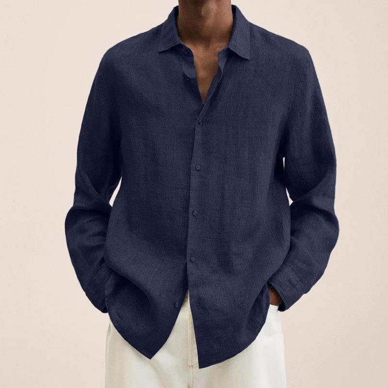 Men's lapel collar cardigan shirt - Gents Desire - view 11