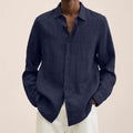 Men's lapel collar cardigan shirt - Gents Desire - view 11