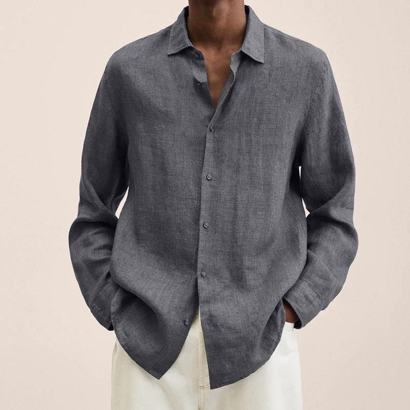 Men's lapel collar cardigan shirt - Gents Desire - view 12