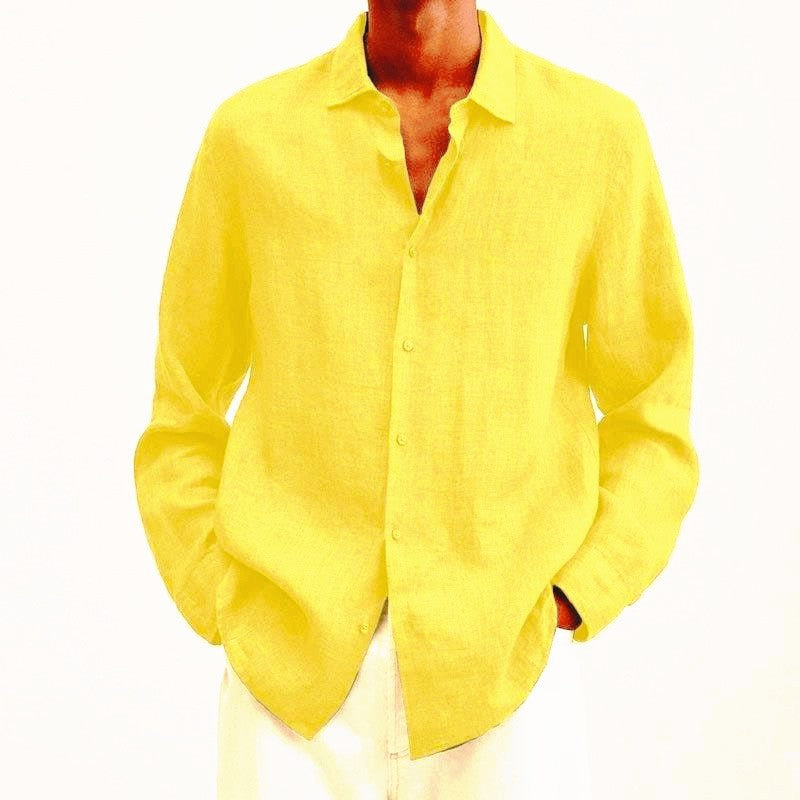 Men's lapel collar cardigan shirt - Gents Desire - view 13