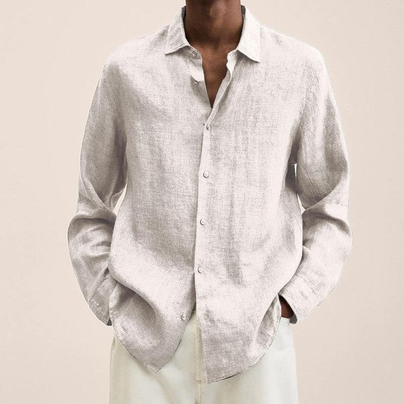 Men's lapel collar cardigan shirt - Gents Desire - view 3