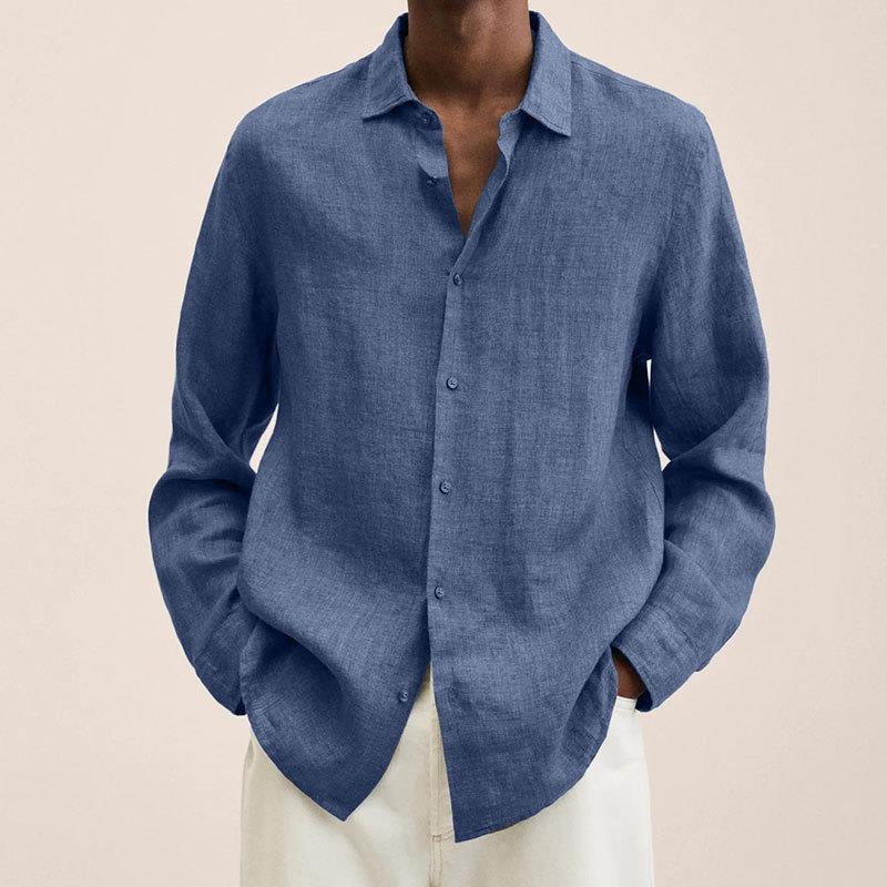 Men's lapel collar cardigan shirt - Gents Desire - view 5