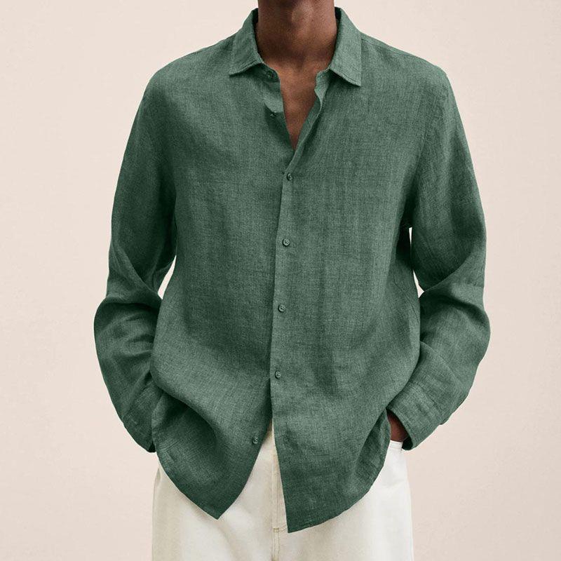 Men's lapel collar cardigan shirt - Gents Desire - view 6