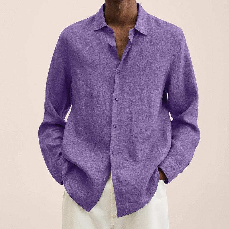 Men's lapel collar cardigan shirt - Gents Desire - view 7