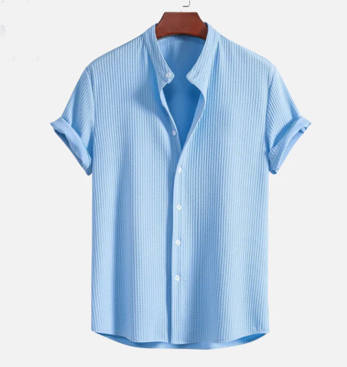 Men's loose fit short sleeve summer shirt - Gents Desire - view 10