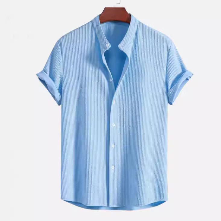 Men's loose fit short sleeve summer shirt - Gents Desire - view 4