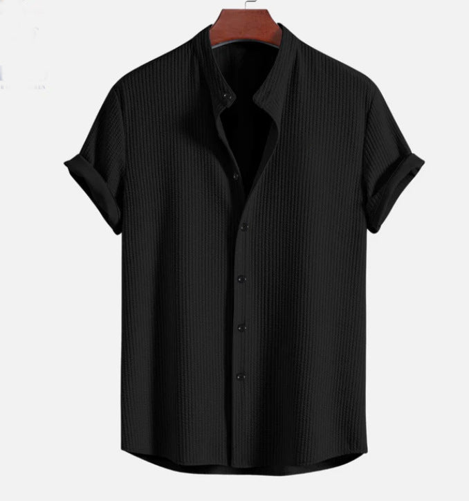 Men's loose fit short sleeve summer shirt - Gents Desire - view 6