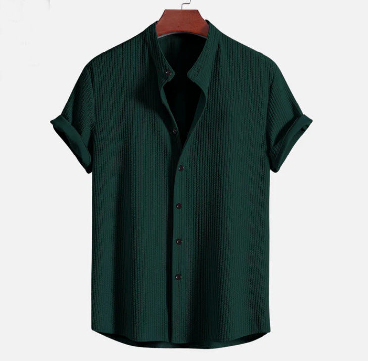 Men's loose fit short sleeve summer shirt - Gents Desire - view 9