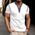 Men's short sleeve V-neck polo shirt - Gents Desire - view 2