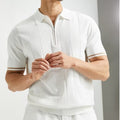 Men's zip lapel polo shirt - Gents Desire - view 2