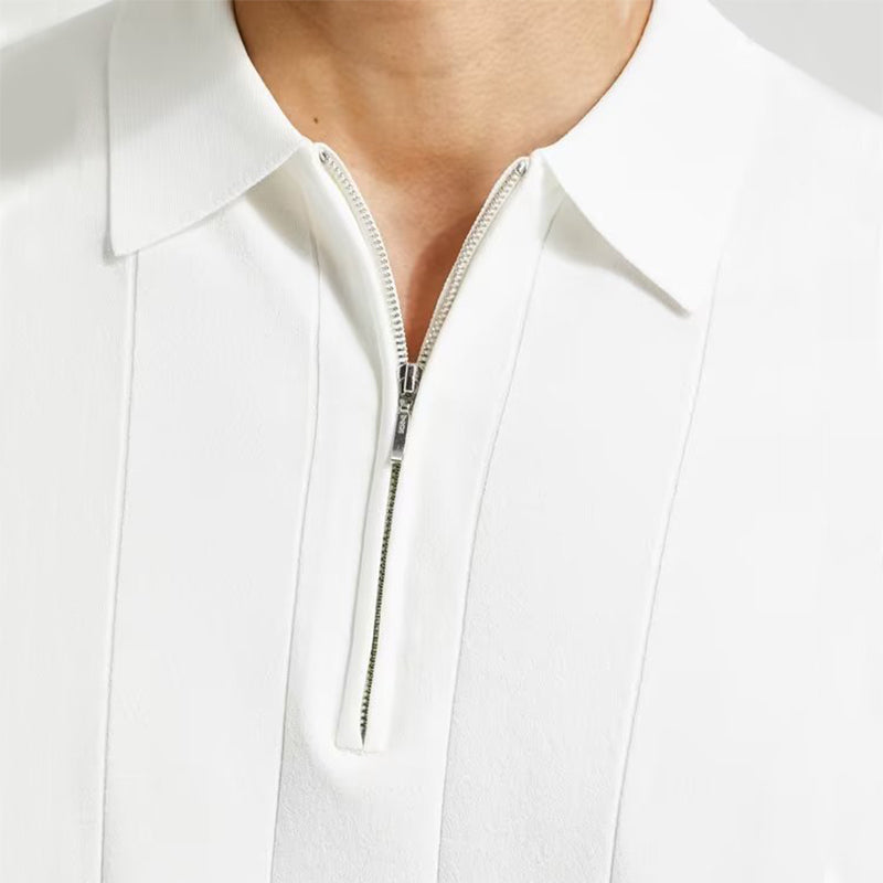 Men's zip lapel polo shirt - Gents Desire - view 6