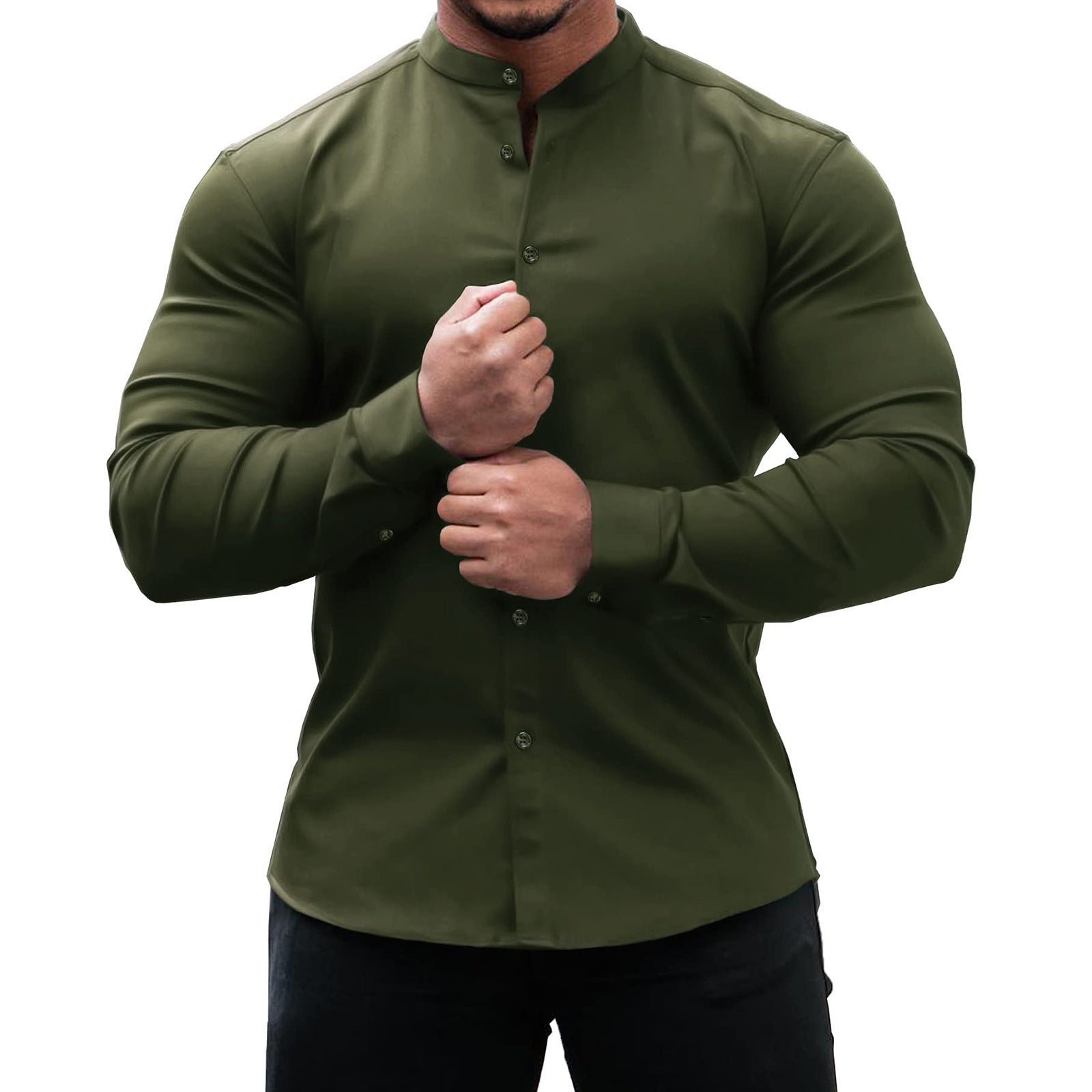 Men's slim fit long sleeve shirt - Gents Desire - view 10