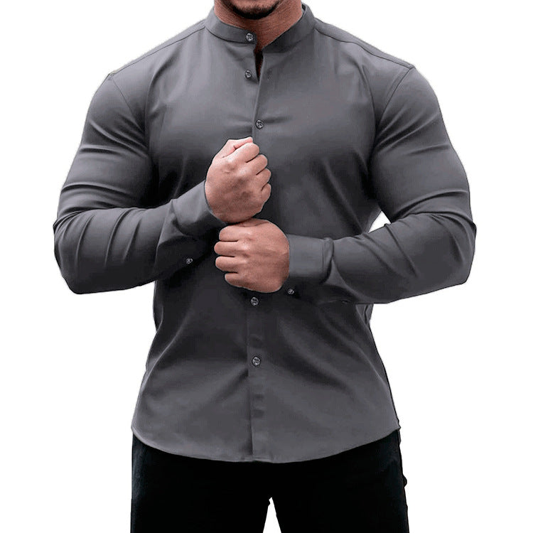 Men's slim fit long sleeve shirt - Gents Desire - view 6