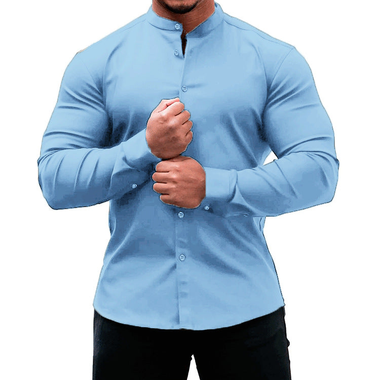 Men's slim fit long sleeve shirt - Gents Desire - view 7