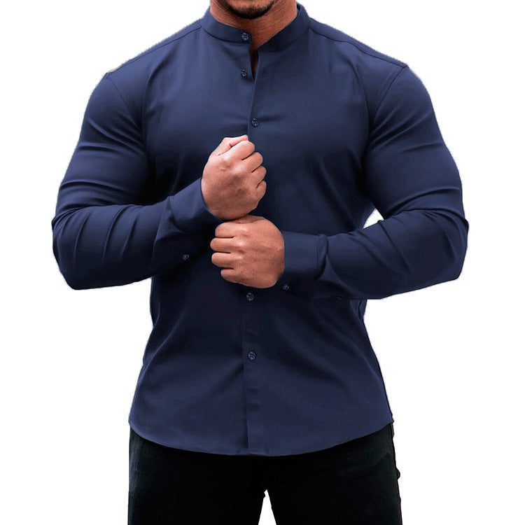 Men's slim fit long sleeve shirt - Gents Desire - view 8