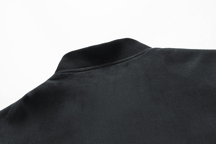 Men's suede stand collar jacket - Gents Desire - view 8