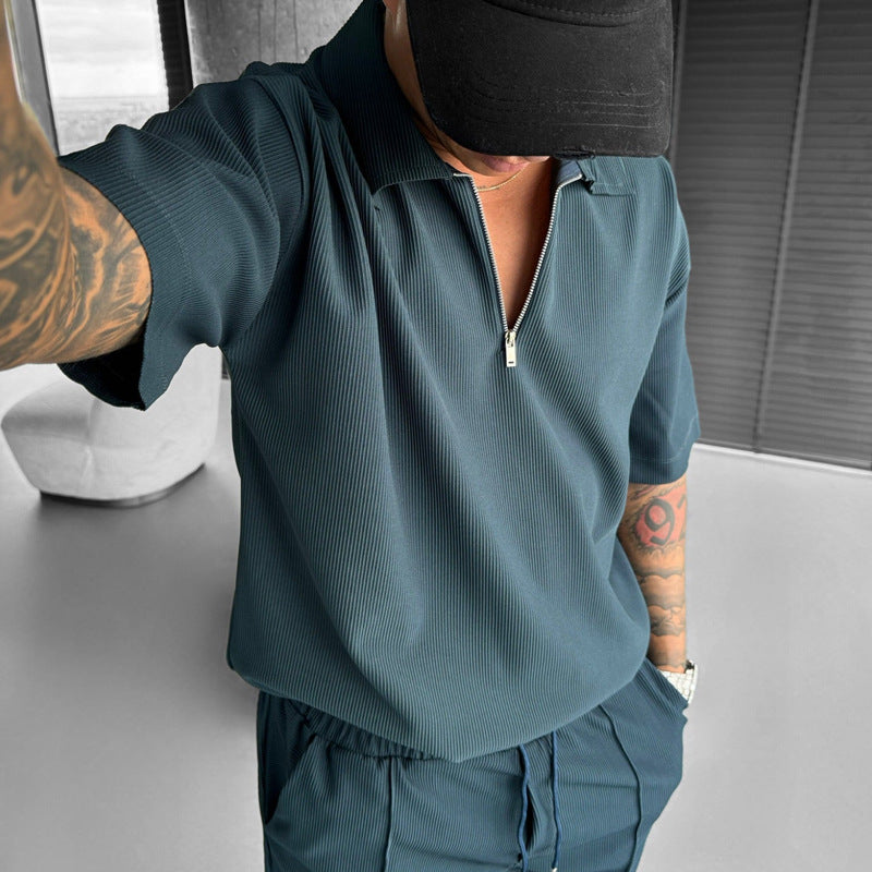 Men's summer polo and shorts set - Gents Desire - view 2