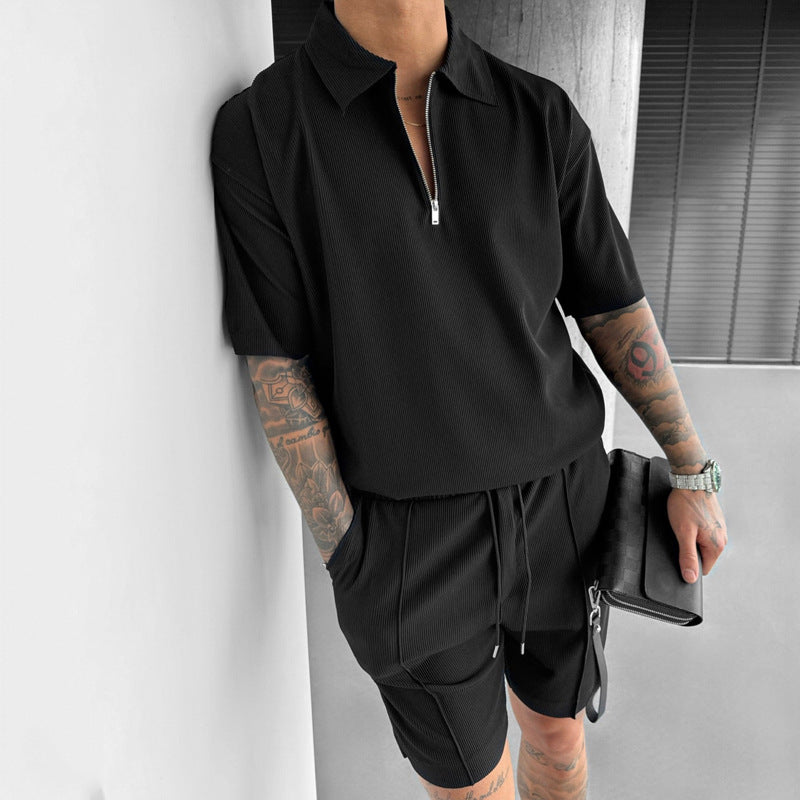 Men's summer polo and shorts set - Gents Desire - view 3