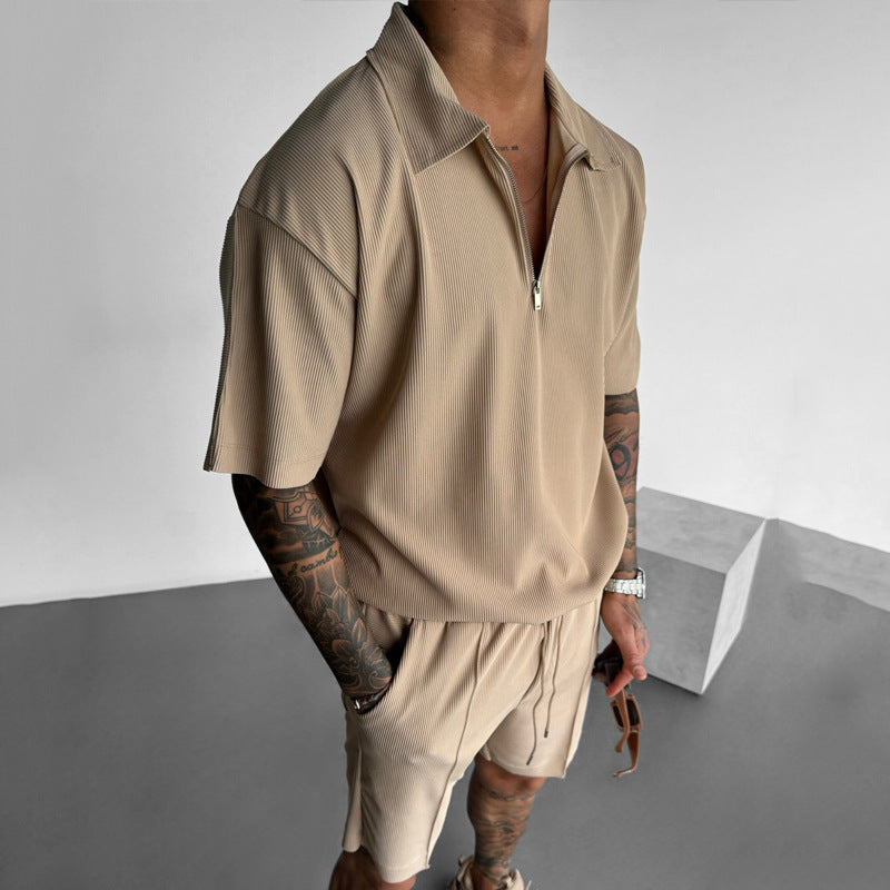 Men's summer polo and shorts set - Gents Desire - view 4