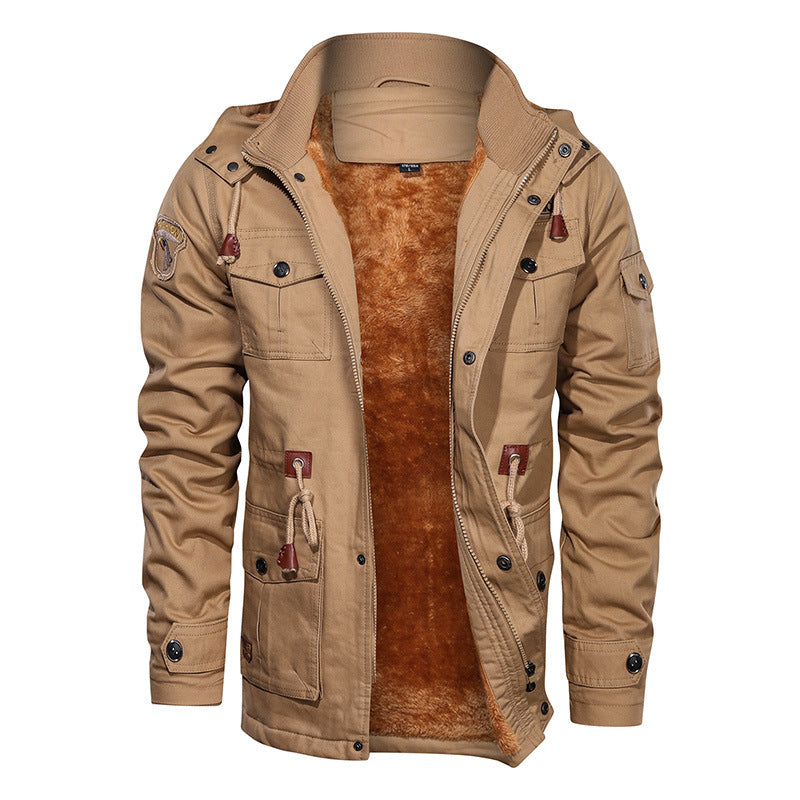 Mountainskin men's fleece hooded winter jacket - Gents Desire - view 10
