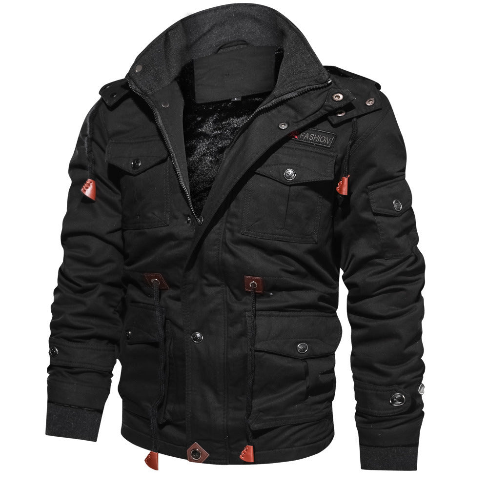 Mountainskin men's fleece hooded winter jacket - Gents Desire - view 11