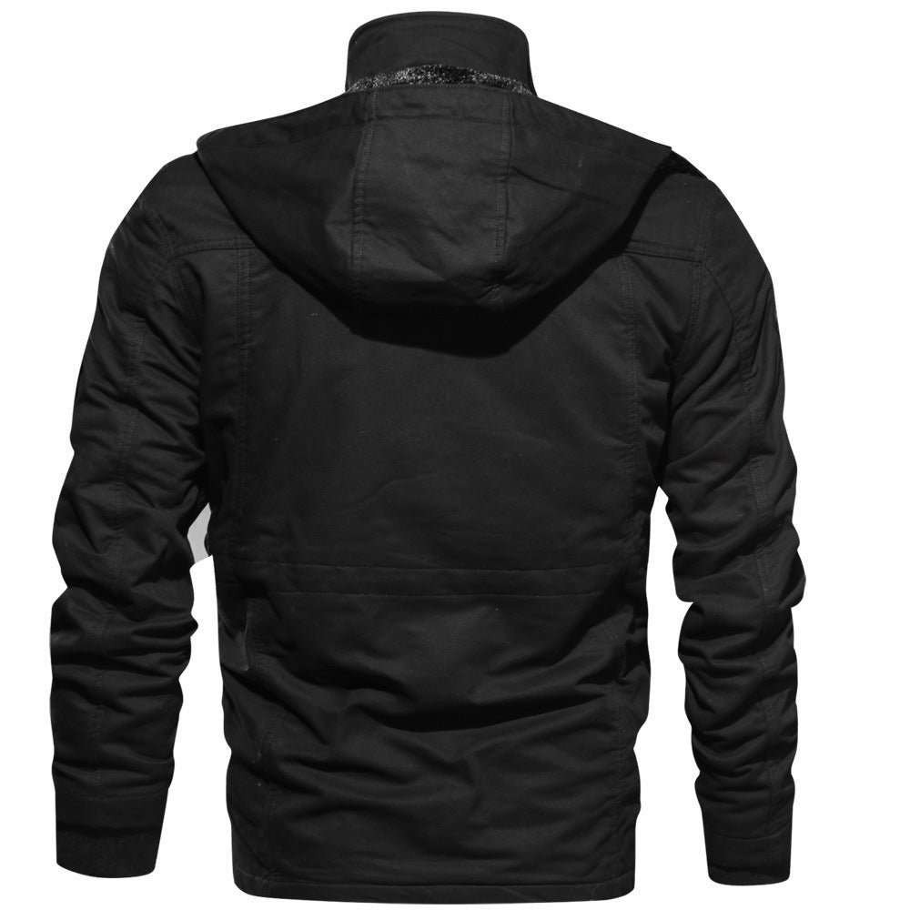 Mountainskin men's fleece hooded winter jacket - Gents Desire - view 6
