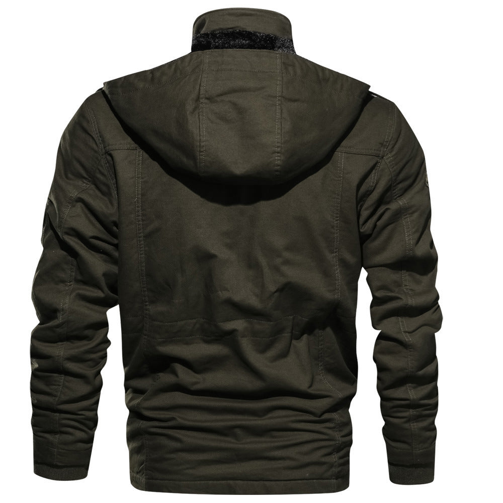 Mountainskin men's fleece hooded winter jacket - Gents Desire - view 7