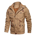 Mountainskin men's fleece hooded winter jacket - Gents Desire - main view